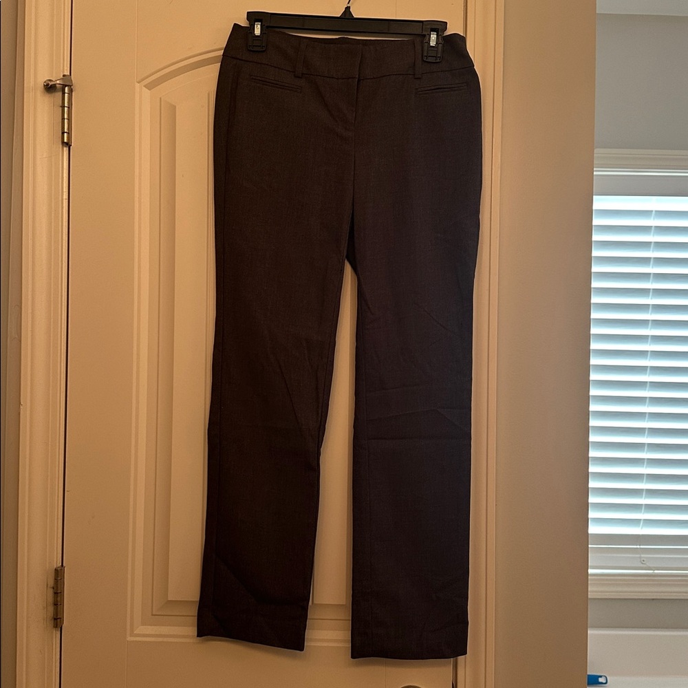 LOFT- dark gray dress pants. Size 0 petite